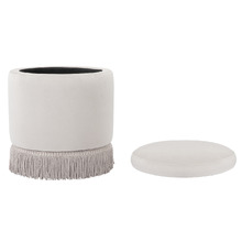 Hepburn Velvet Storage Ottoman